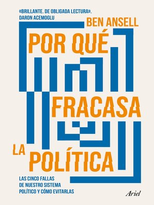 cover image of Por qué fracasa la política (Edición mexicana)
